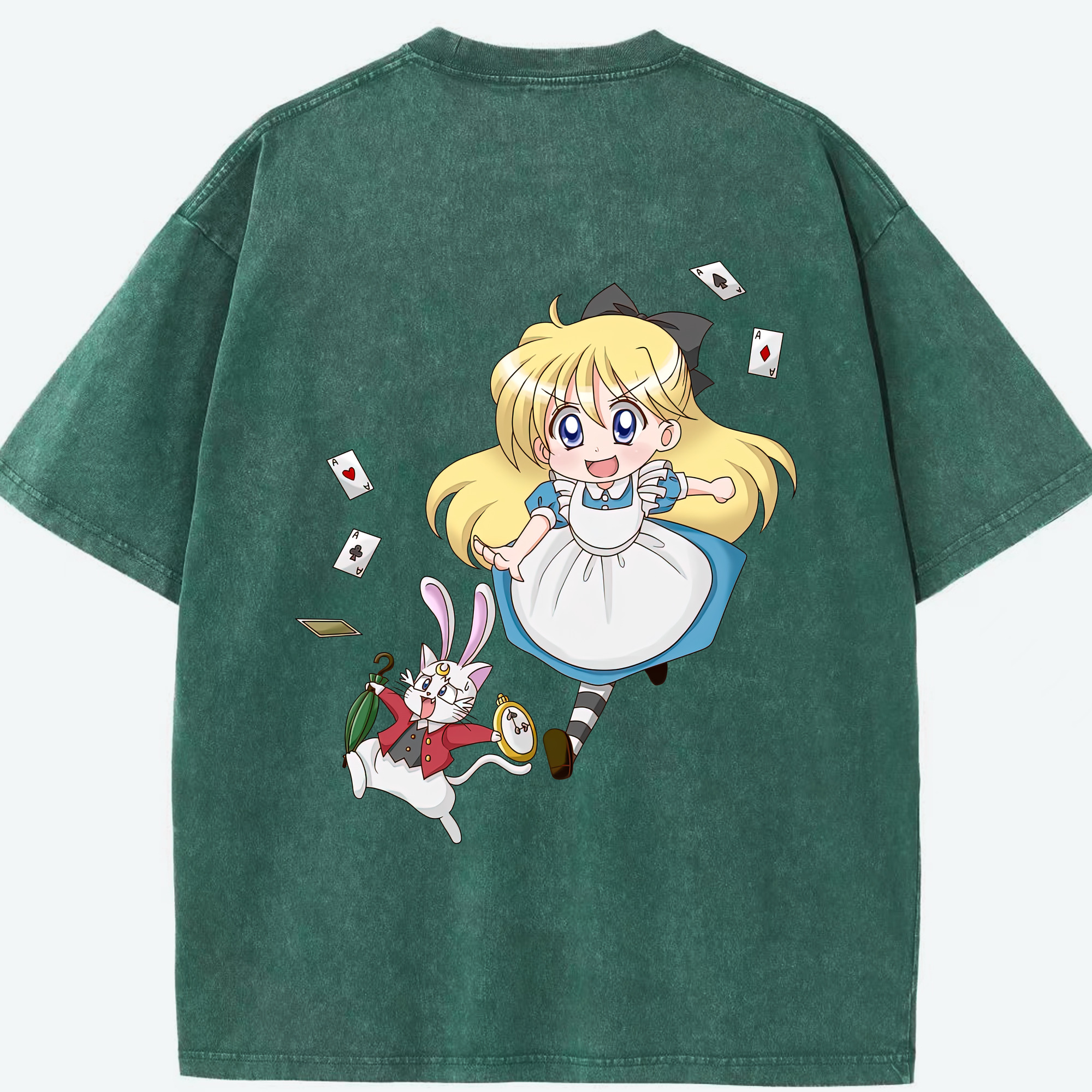 （画像用） 美少女戦士セーラームーン 愛野 美奈子 あいの みなこ Sailor Moon Aino Minako 綿100% ヴィンテージ風 半袖Tシャツ（背面プリント）